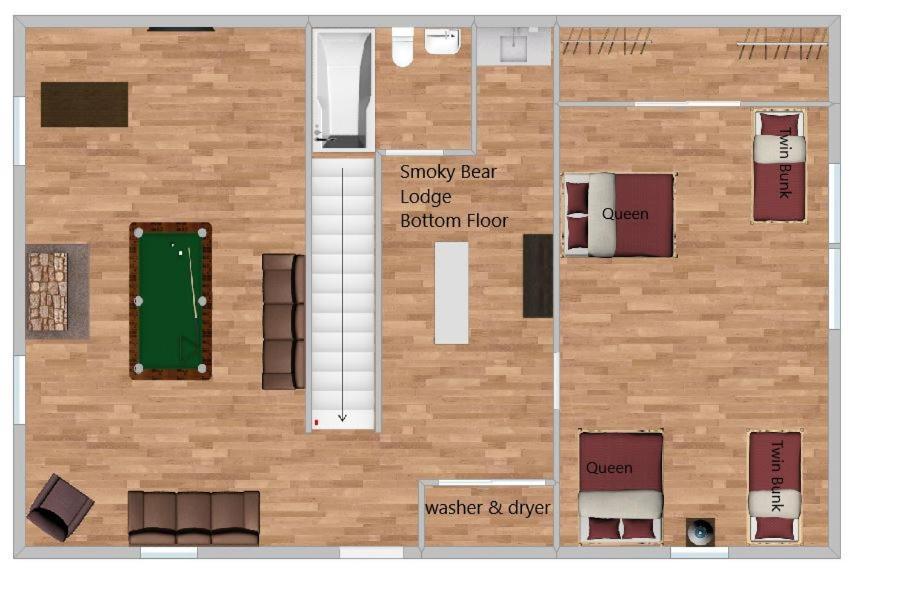 Smoky Bear Lodge With Guest House, Hot Tub, 1089 Free Tickets Each Paid Day, Dollywood And More Sevierville Esterno foto